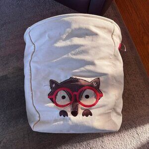 Fox Collapsible Toy Bin